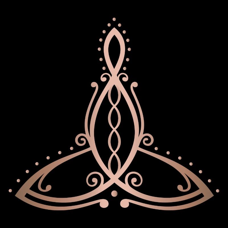 Symbole de la maternité celtique Mère avec quatre enfants