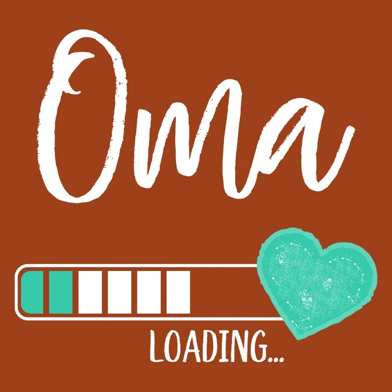 Oma Loading Herz Enkel Junge Werdende Großmutter