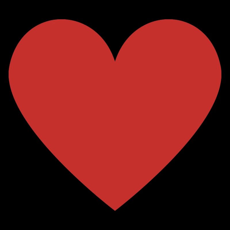 Red Heart Shape