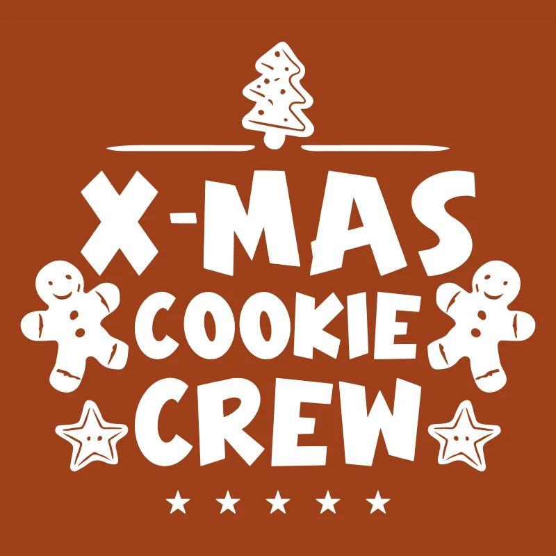 Équipe de cuisson des biscuits de Noël