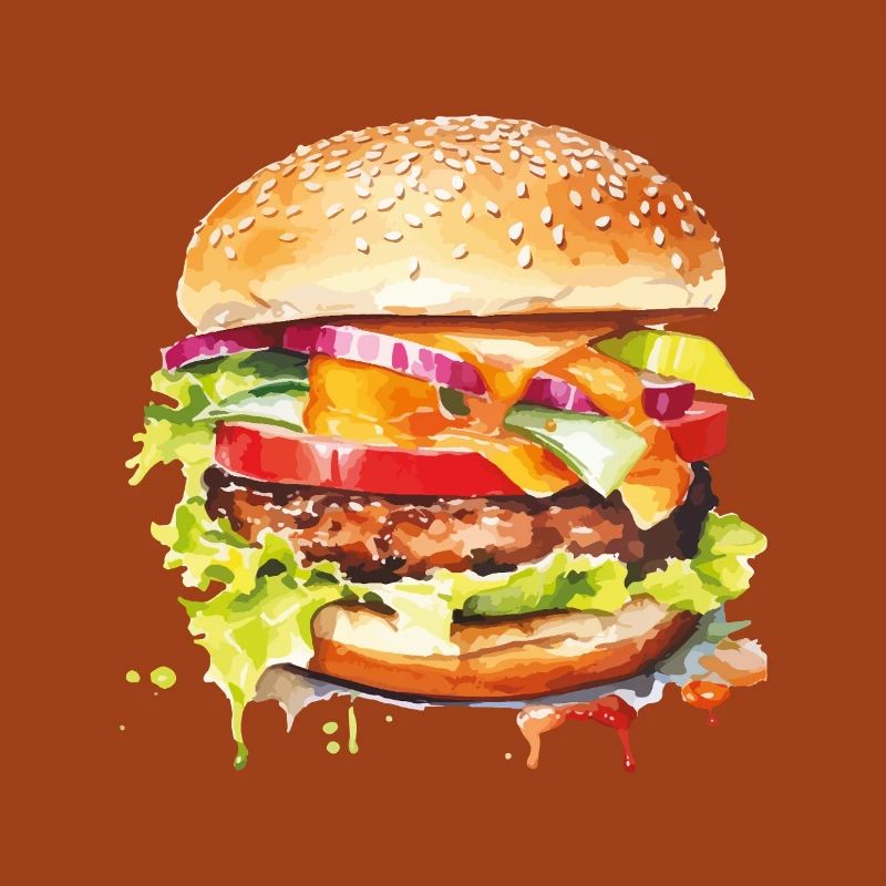 Hamburger Farbexplosion