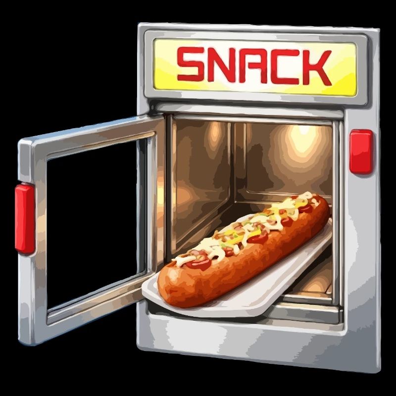 Retro Snack Machine Hot Dog