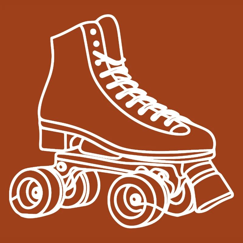 Roller Skates Zeichnung