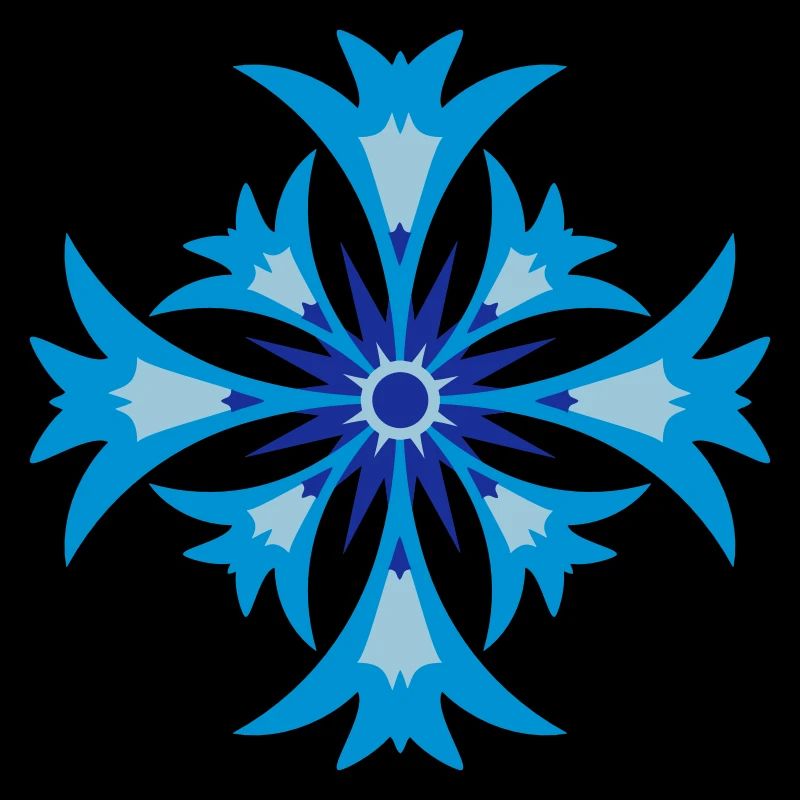 stilisierte Kornblume