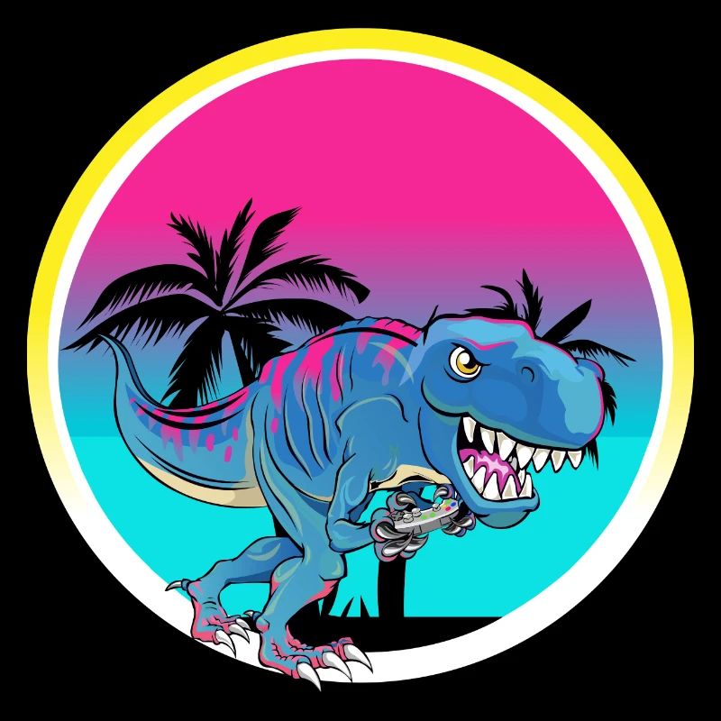 Gamer Gaming T Rex