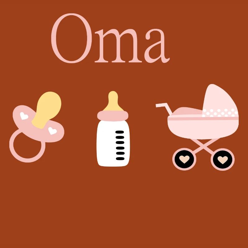 Oma Geburt Mädchen Vorlage personalisierbar