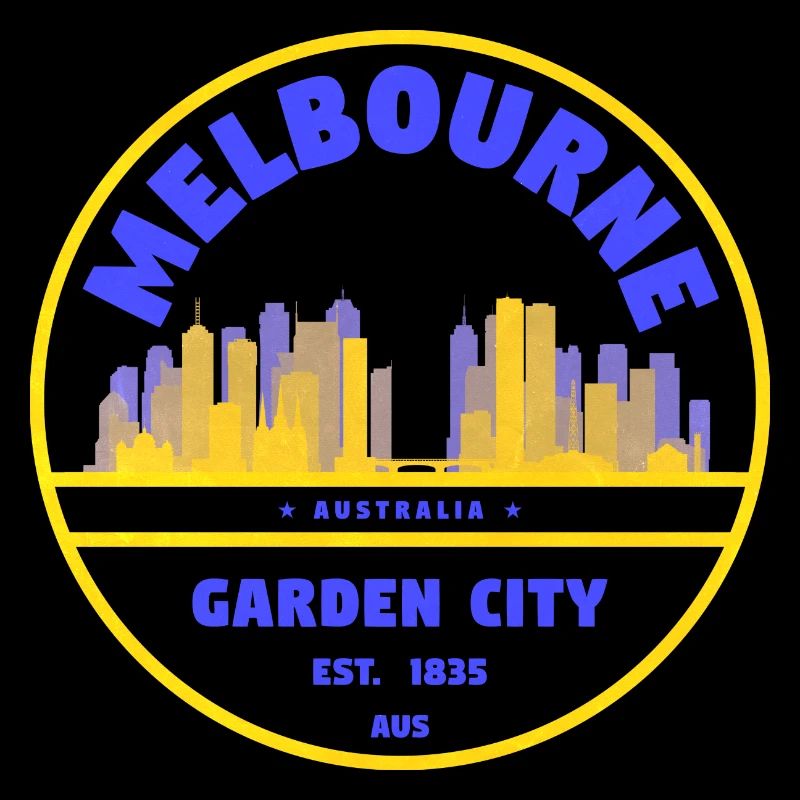 Melbourne Gartenstadt Skyline