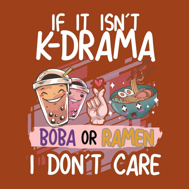 K-Drama Boba oder Ramen Design