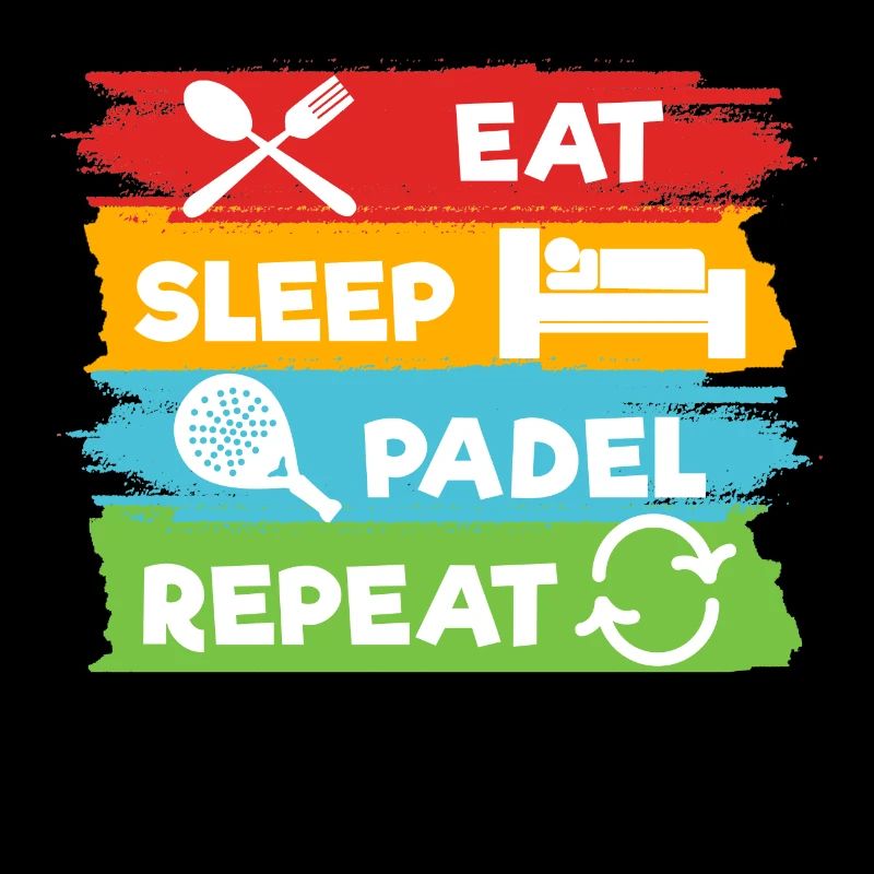 Padel Team Player Padel Racket Sport Statement