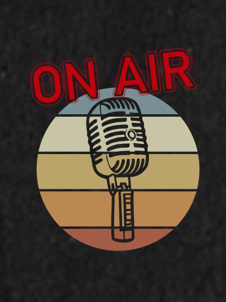 Microphone on air