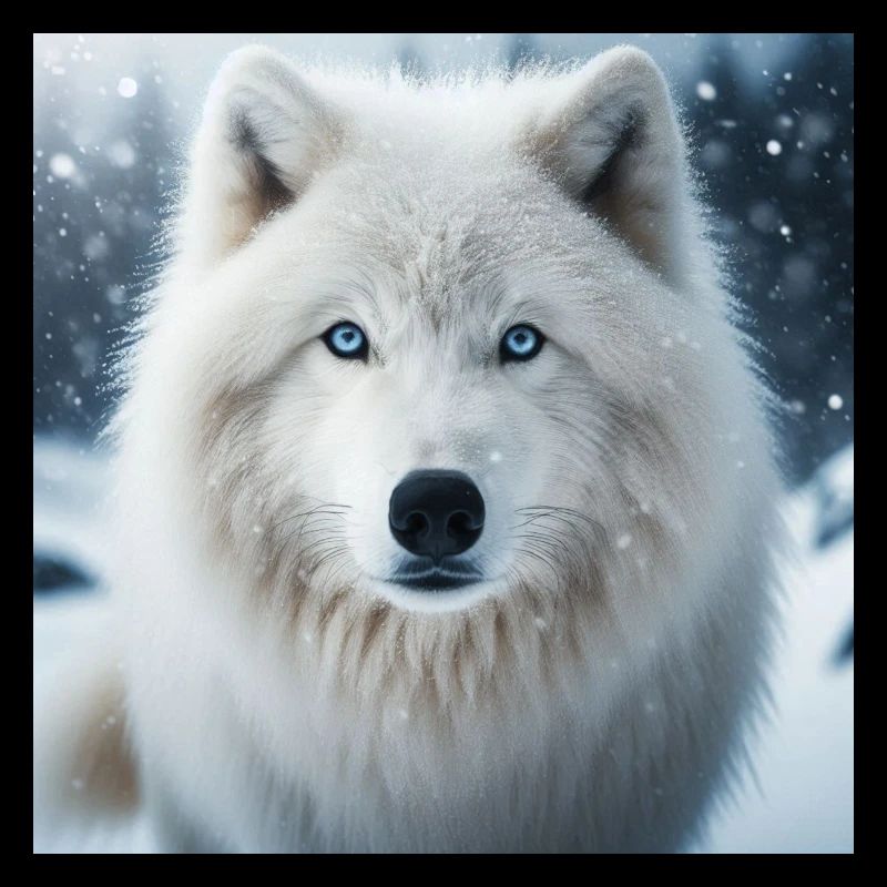 Arktischer Wolf