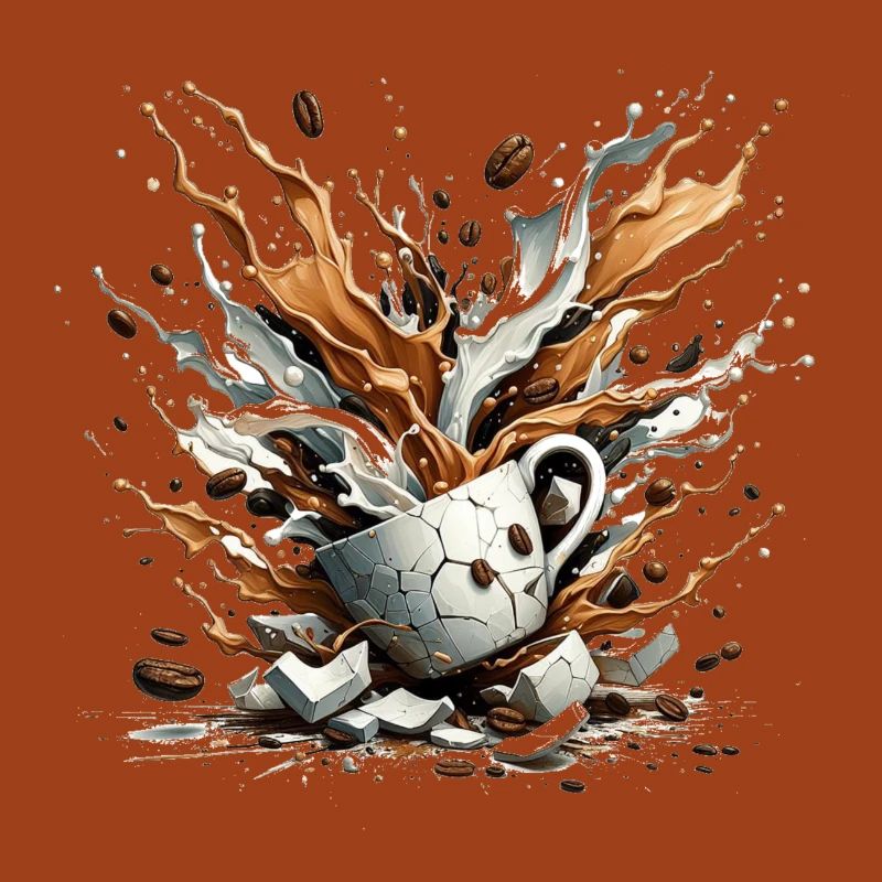 Exploded Coffee - 100% Caffeine