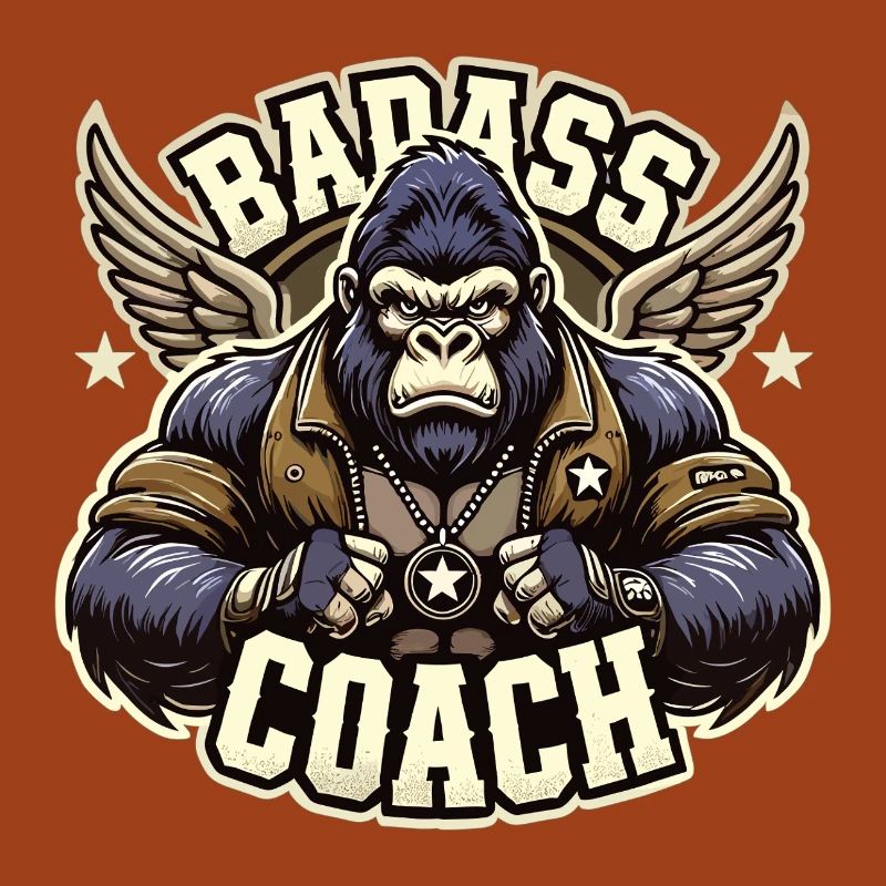 Badass Trainer Coach Gorilla Gift