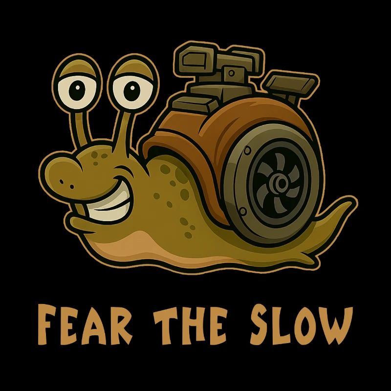 Angst vor der Langsamkeit - Schnecken Design