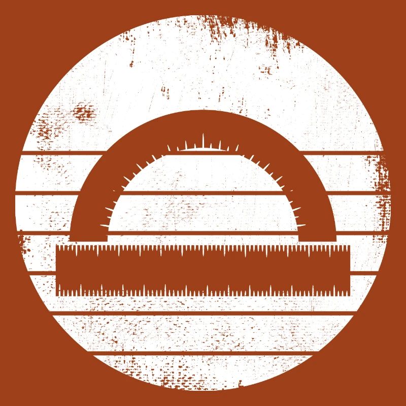 Semi-circular protractor