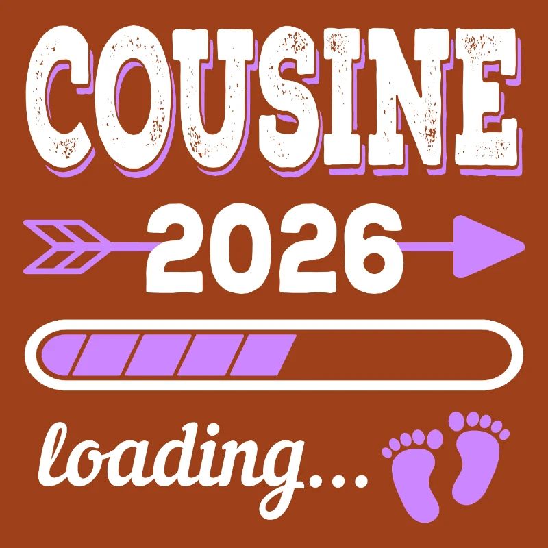 Cousin 2026 Loading Idée de cadeau de grossesse