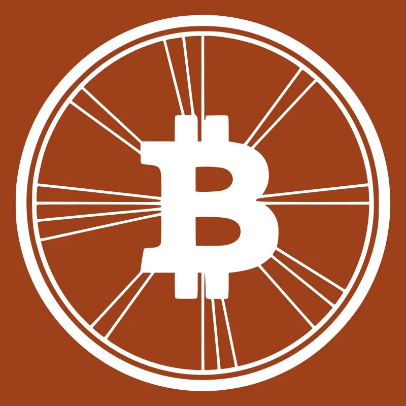 Bitcoin Logo Modern Wireframe Krypto