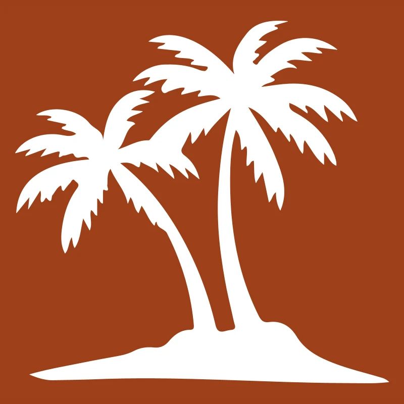 Island Palm Tree Icon