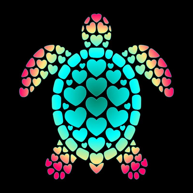 Tortue plongeuse de la Saint-Valentin