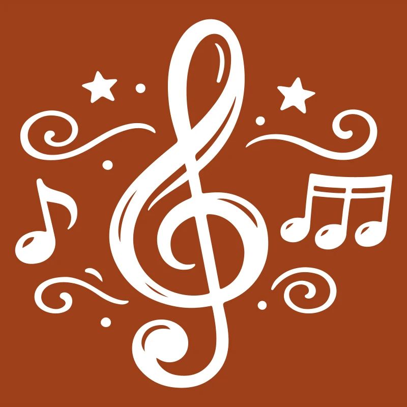 Notes musicales de clé