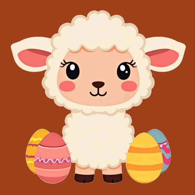 Schaf an Ostern 
