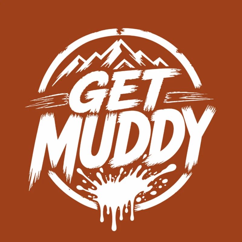 Get Muddy - White Logo 