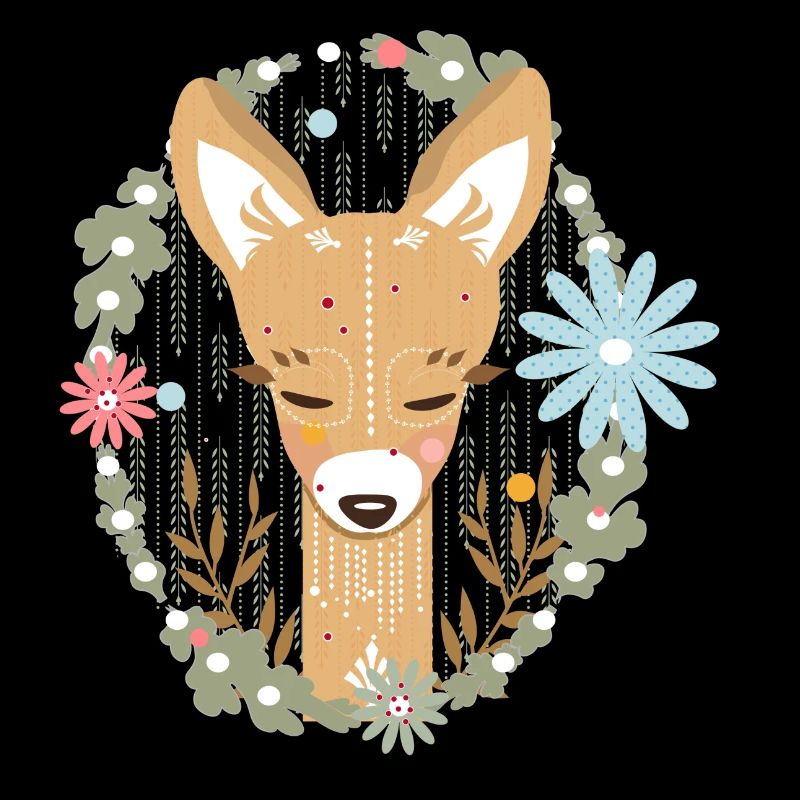 le chevreuil dans la forêt