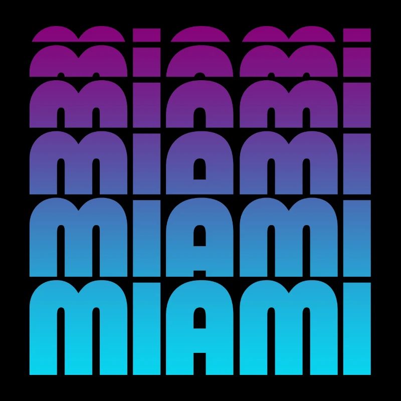 Miami Gradient Grid
