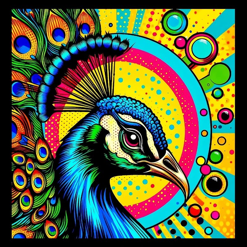 Peacock Pop Art