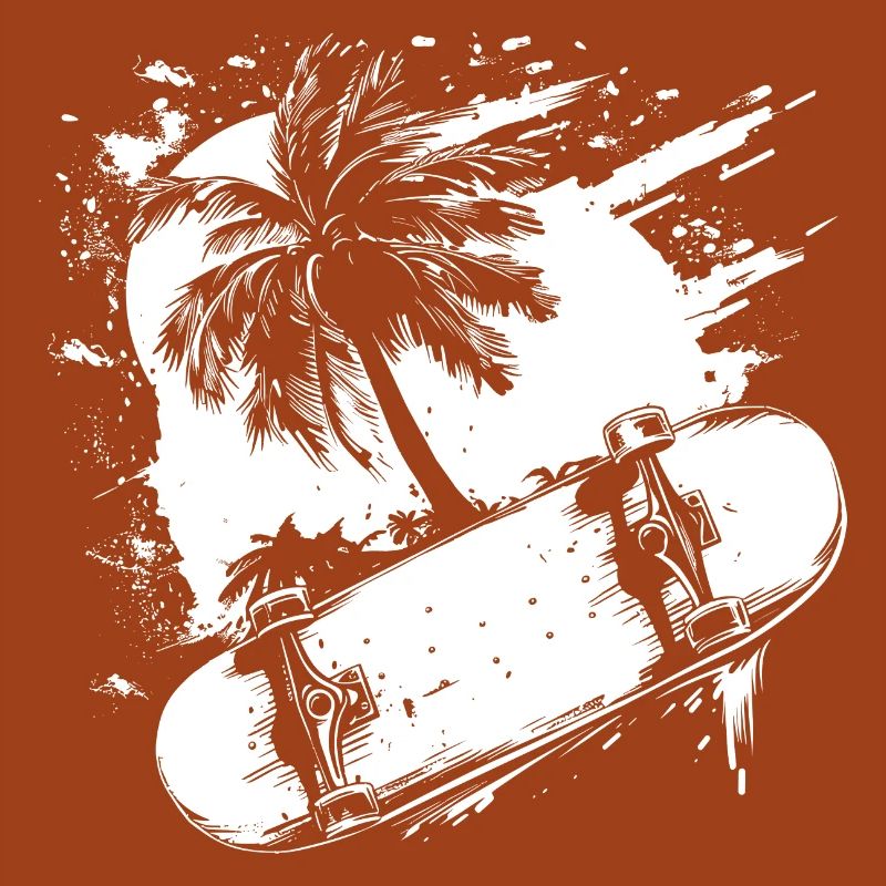Dessin de skateboard