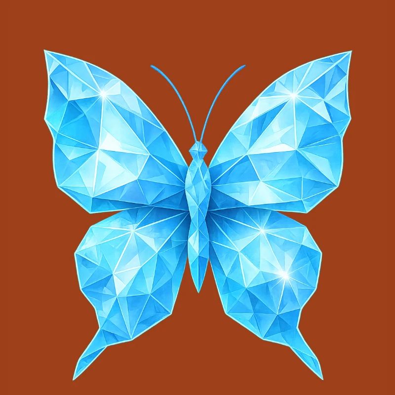 Diamond Butterfly | Geometric elegance