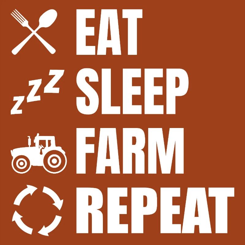 Manger, dormir, labourer, répéter