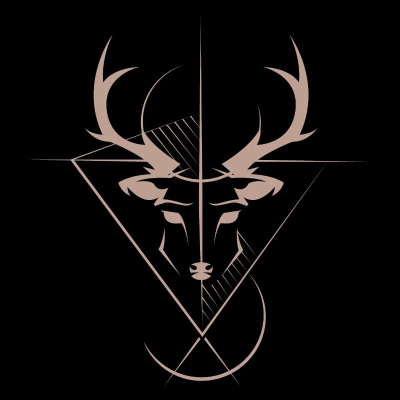 Hirsch Elch Symbol Logo icon Grafik Tiere Geweih