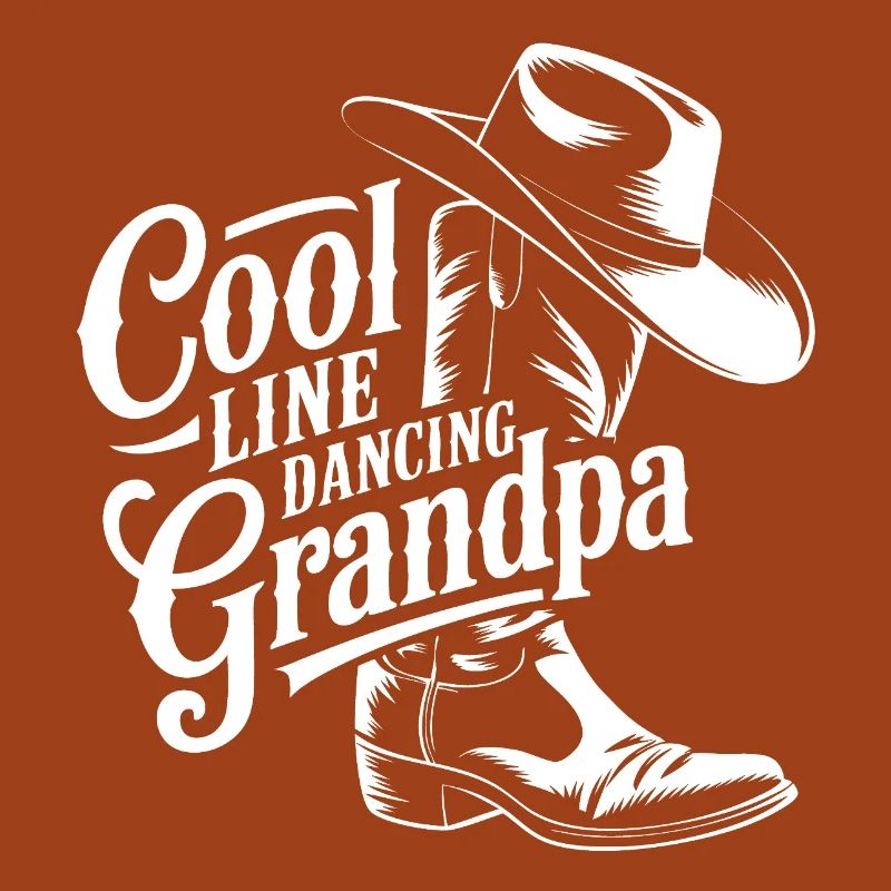Conception de danse de grand-père cool