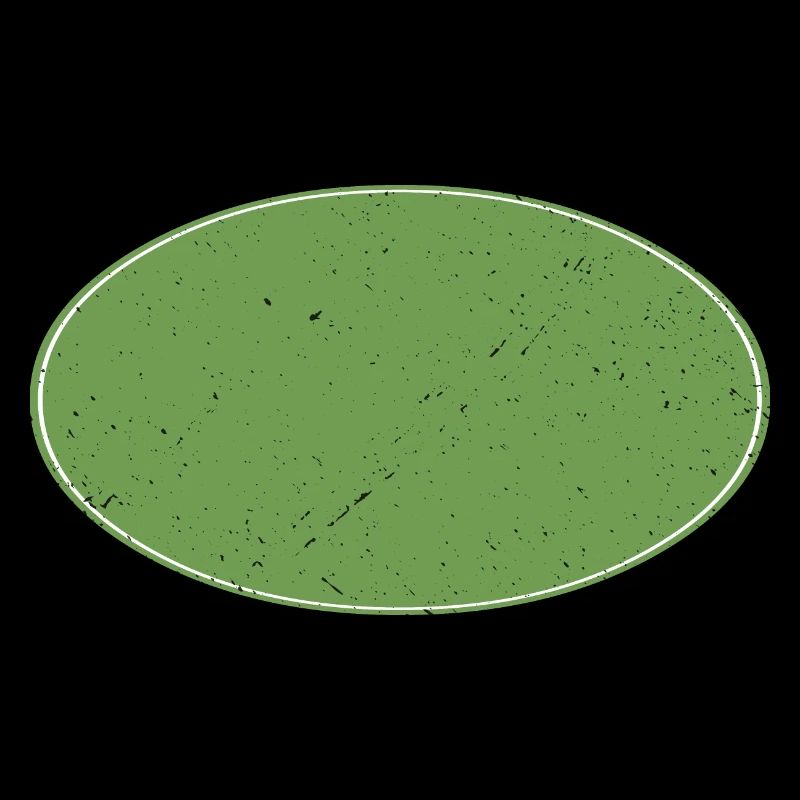 Oval background dirty green