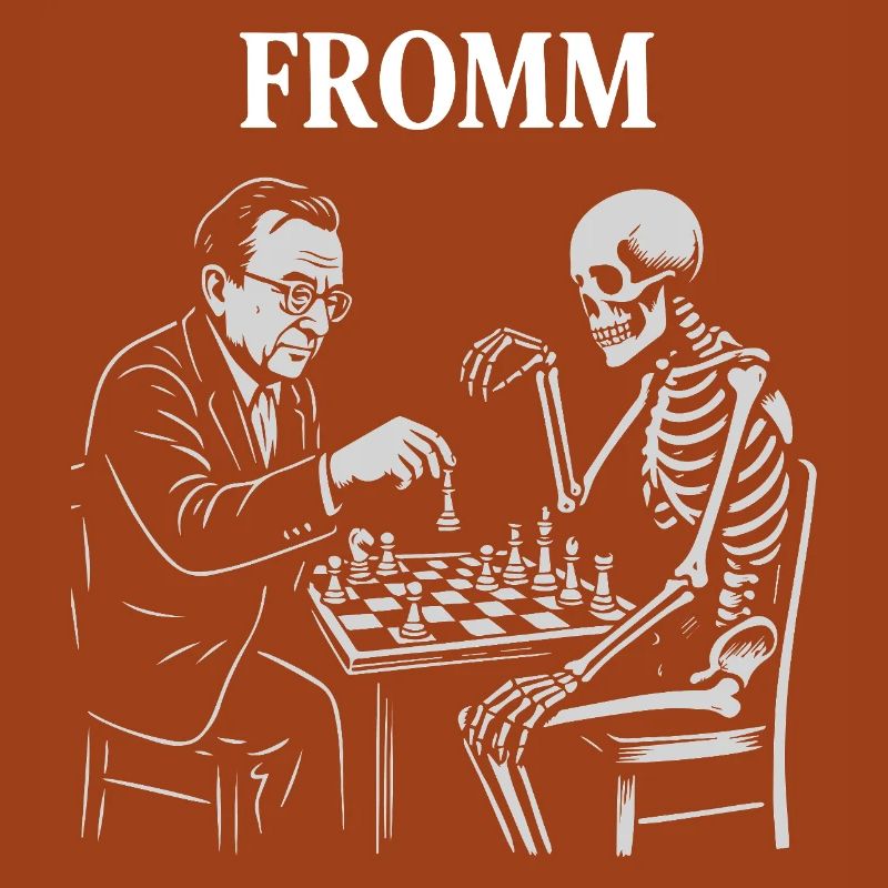 Noir-Schach: Erich Fromm-Psychoanalyse vs. Skelett