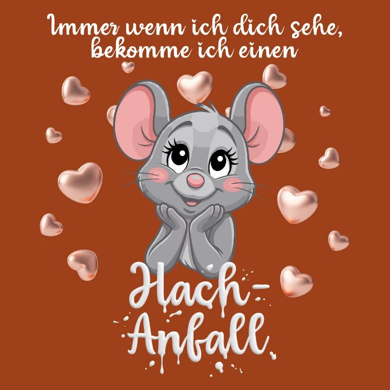 Süße Maus bekommt einen Hach-Anfall.
