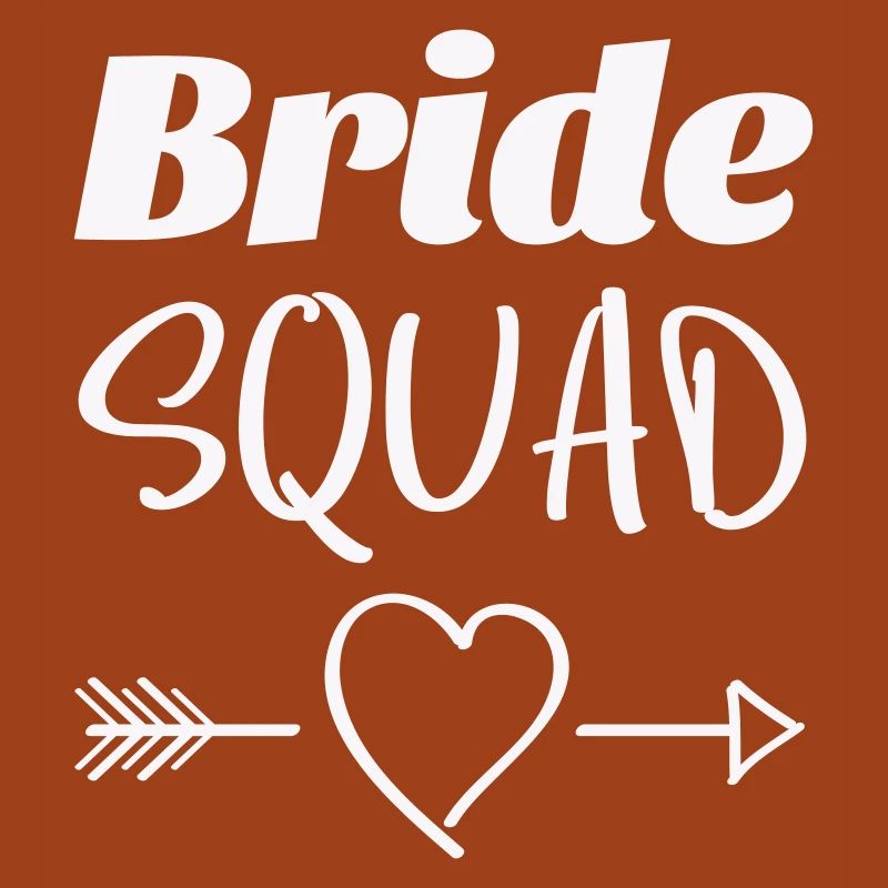 Bridal Squad Heart Arrow