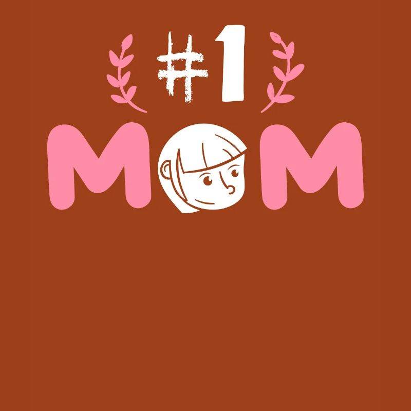 #1 Mom Mutter Muttertag Liebe Geschenk Idee