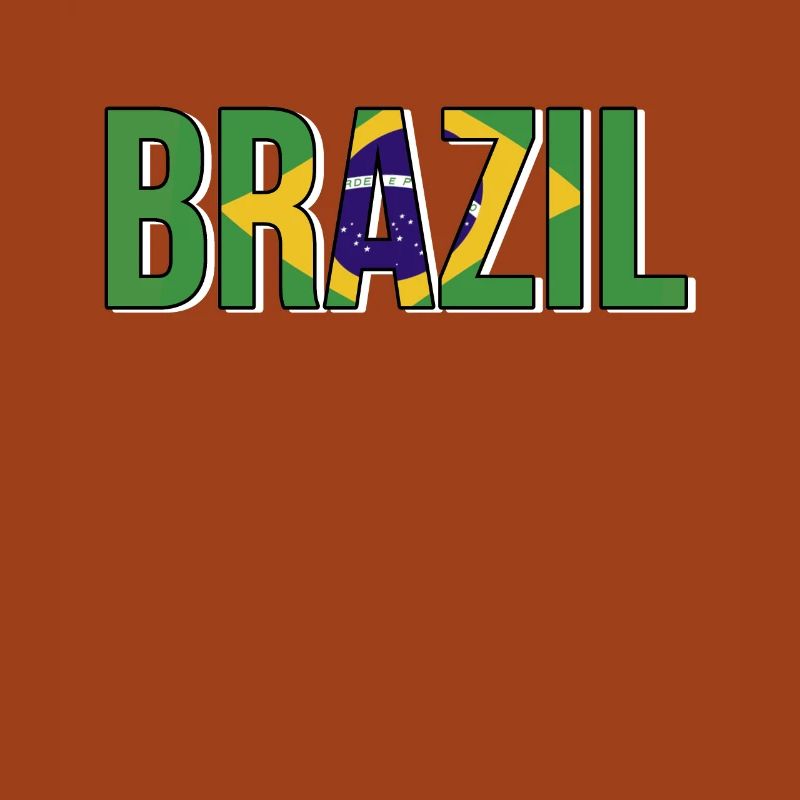 Typographie du drapeau du Brésil