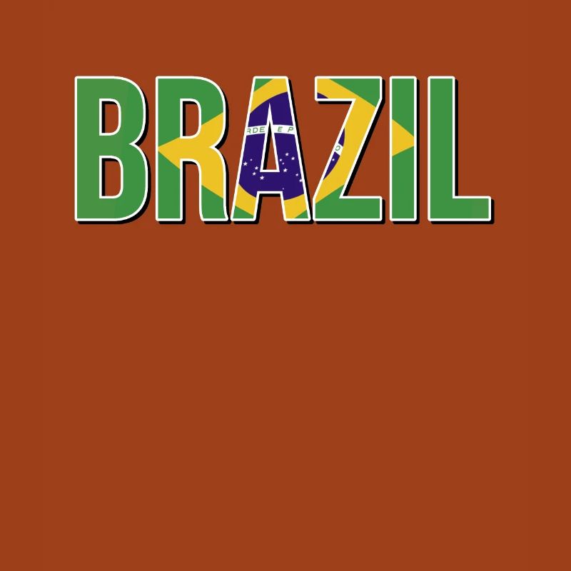 Typographie du drapeau brésilien