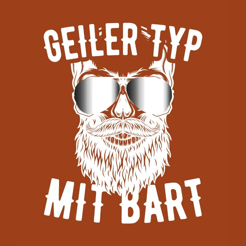 Geiler Typ Mit Bart Bartträger Barbier Vollbart