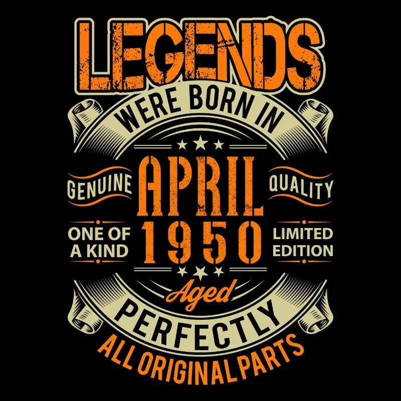 1950 April Birthday Legend