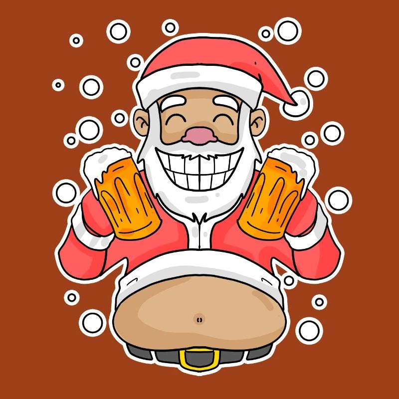 Weichmachten Bier Weihnachtsmann