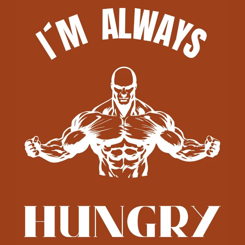 Ich bin immer hungrig – Muskelstatue