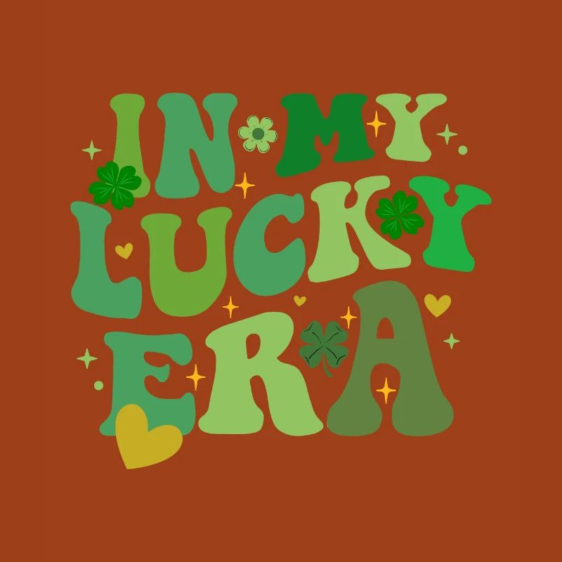 Dans mon ère chanceuse, le trèfle de la Saint-Patrick