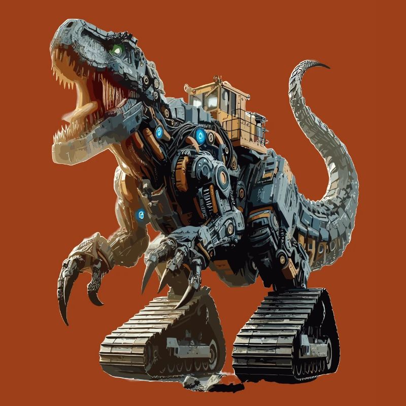 Excavator T-Rex Dinosaur