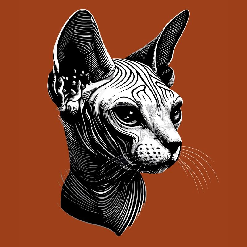 Chat Sphynx Chat Sphynx Chat Canadien Mignon Sphinx