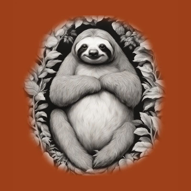 Faul Sloth Teenie langsam schlafen null Bock müde 