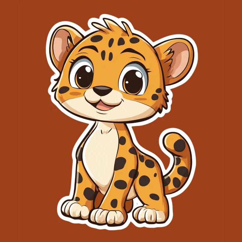 Guépard mignon